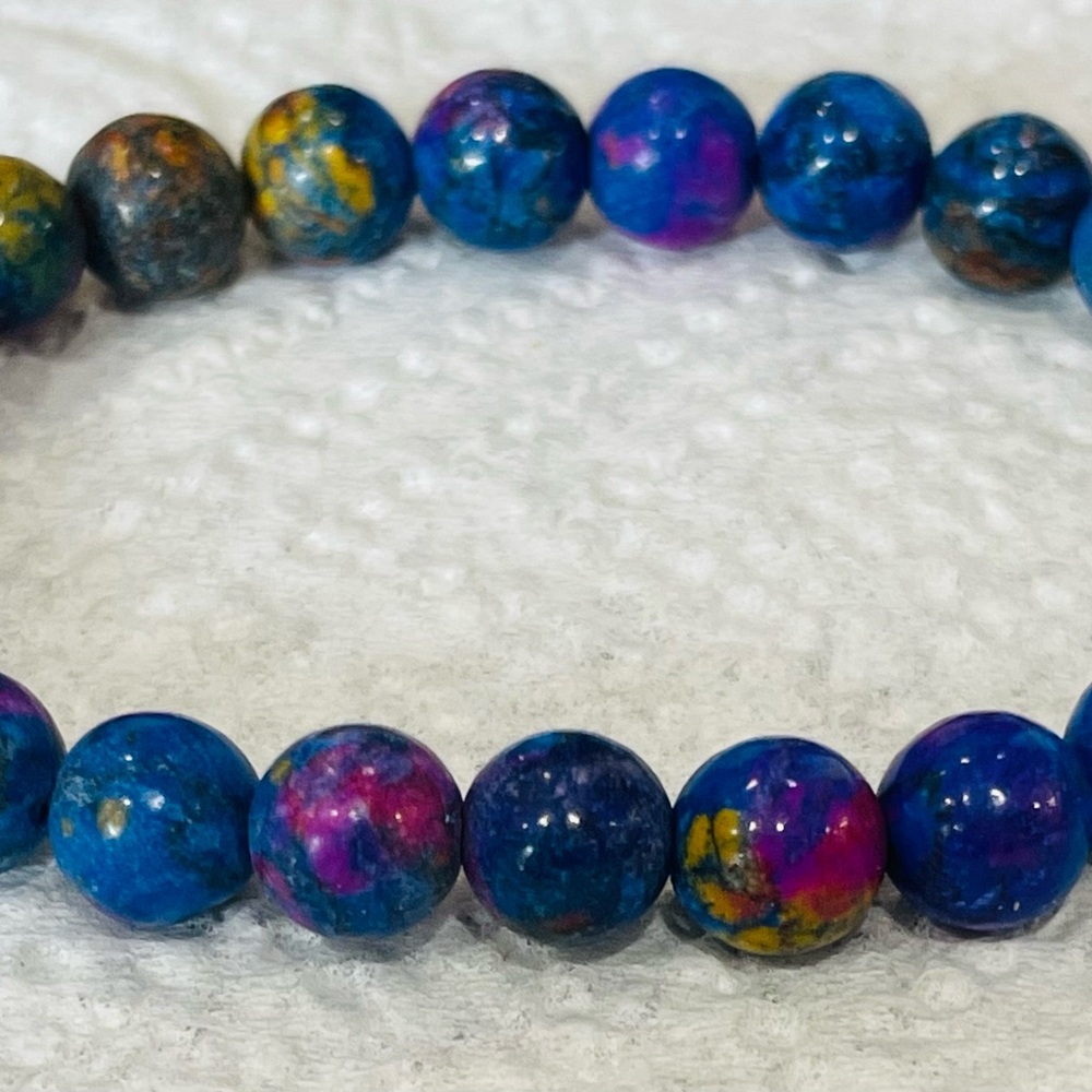 Azurite Beaded Bracelet